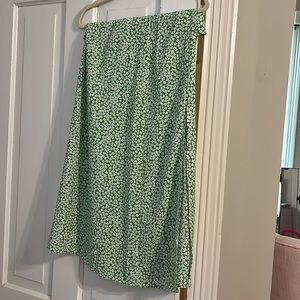 Floral maxi skirt